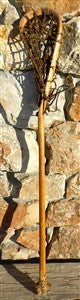 Vintage Indian Handcrafted Wooden Lacrosse Stick Engraved