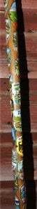 Antique Walking Stick 25 Badges Medallions Stocknagels 34 Inches Long